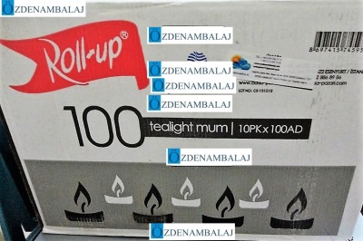 ROLL-UP TEA-LİGHT MUM 8 GR KOLİDE 1.000'ADET - 4