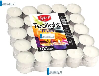 ROLL-UP TEA-LİGHT MUM 8 GR KOLİDE 1.000'ADET - 1