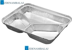 ALÜMİNYUM 3 GÖZLÜ KÂSE ( 1.000'ADET )