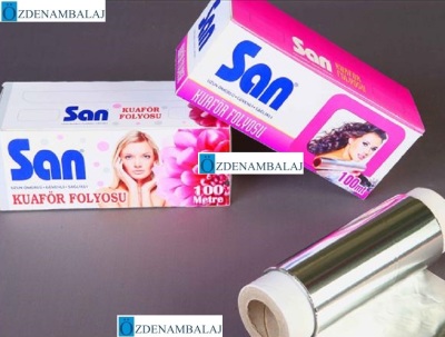 SAN ALÜMİNYUM KUAFÖR FOLYO KUTULU 15 CM 1000 MT - 2