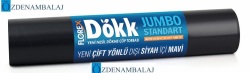 YENİ NESİL DÖKME ÇÖP TORBASI JUMBO STANDART V KATLAMA KOD : 518 - 2