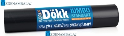 YENİ NESİL DÖKME ÇÖP TORBASI JUMBO STANDART V KATLAMA KOD : 518 - 2