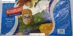 TAKVİYELİ POŞET Ç.RENKLİ 33*45 CM 50'Lİ - 2
