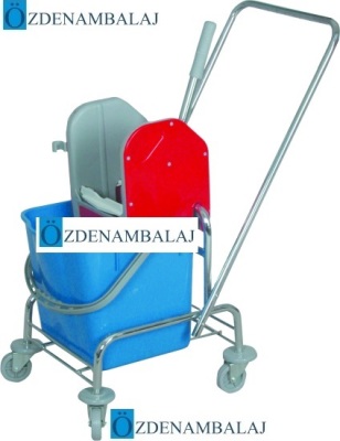 TEK KOVALI TEMİZLİK SETİ KROM KASA PLASTİK PRES - 2